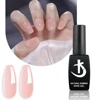 KODI JYJ Rubber Base Gel Jelly Semipermanent Sparkle Nail Base Coat 2 in 1 Natural Color Base Gel Polish Manicure Nude uv Gellac 1