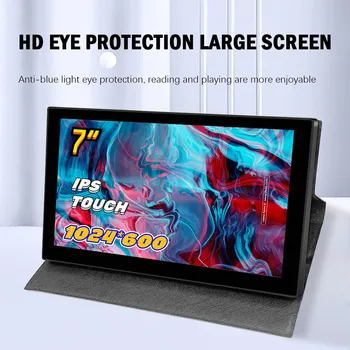 IPS 노트북 모니터 정전식 터치 패널 TFT LCD 모듈 화면 디스플레이, 라즈베리 파이 3 B +/4b 바나나 파이, 1024*600, 7 인치
