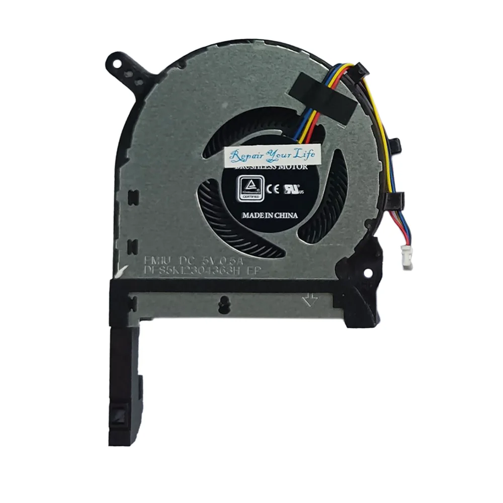 Cpu Ventiladores de Refrigeração para Asus Tuf A17 Fa706 iu Fa706qr Fa706ih F15 Fx706 li Jogos Gpu Placa Gráfica Cooler Radiador Novo - Imagem 3
