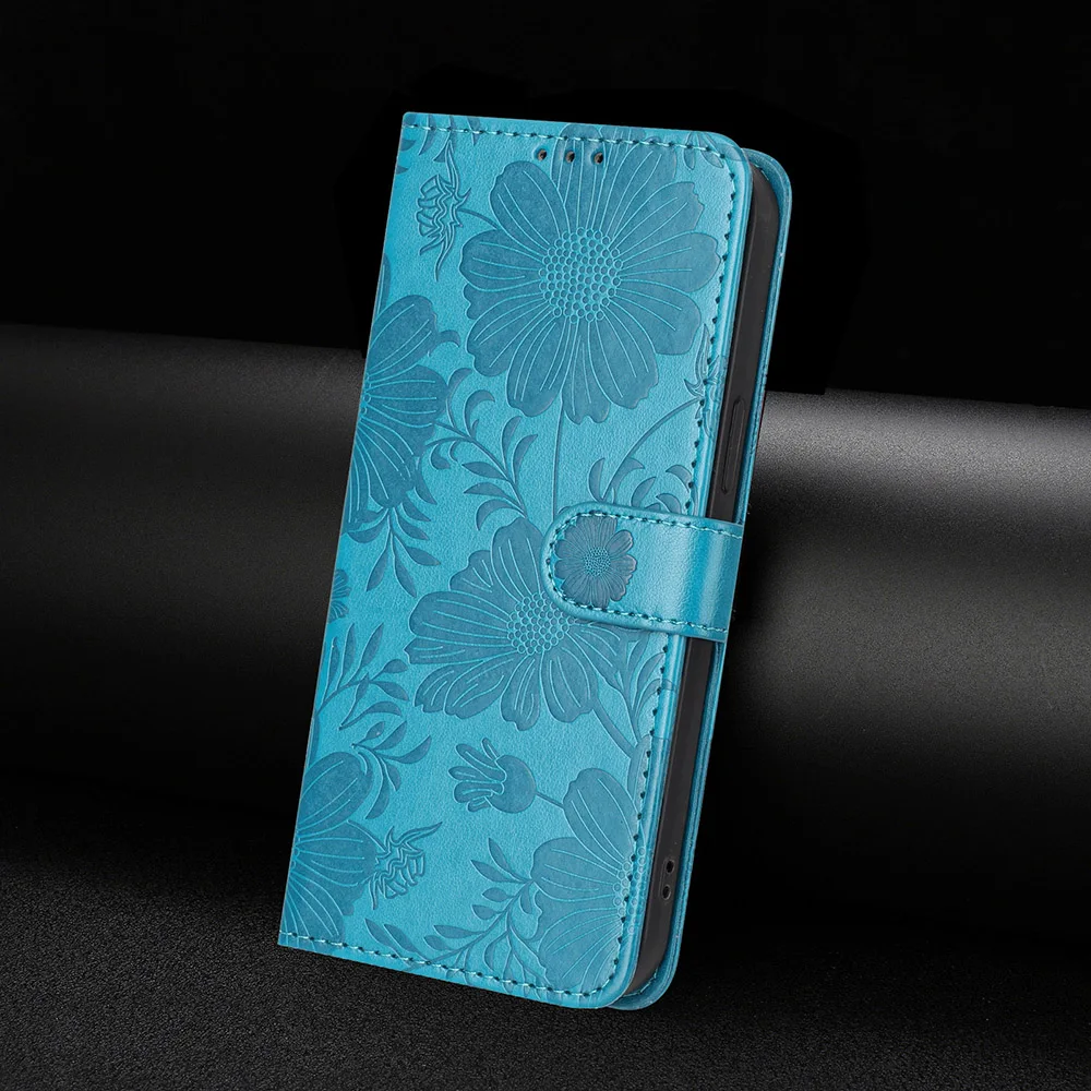 Elegant Leather Wallet Phone Case with Card Storage