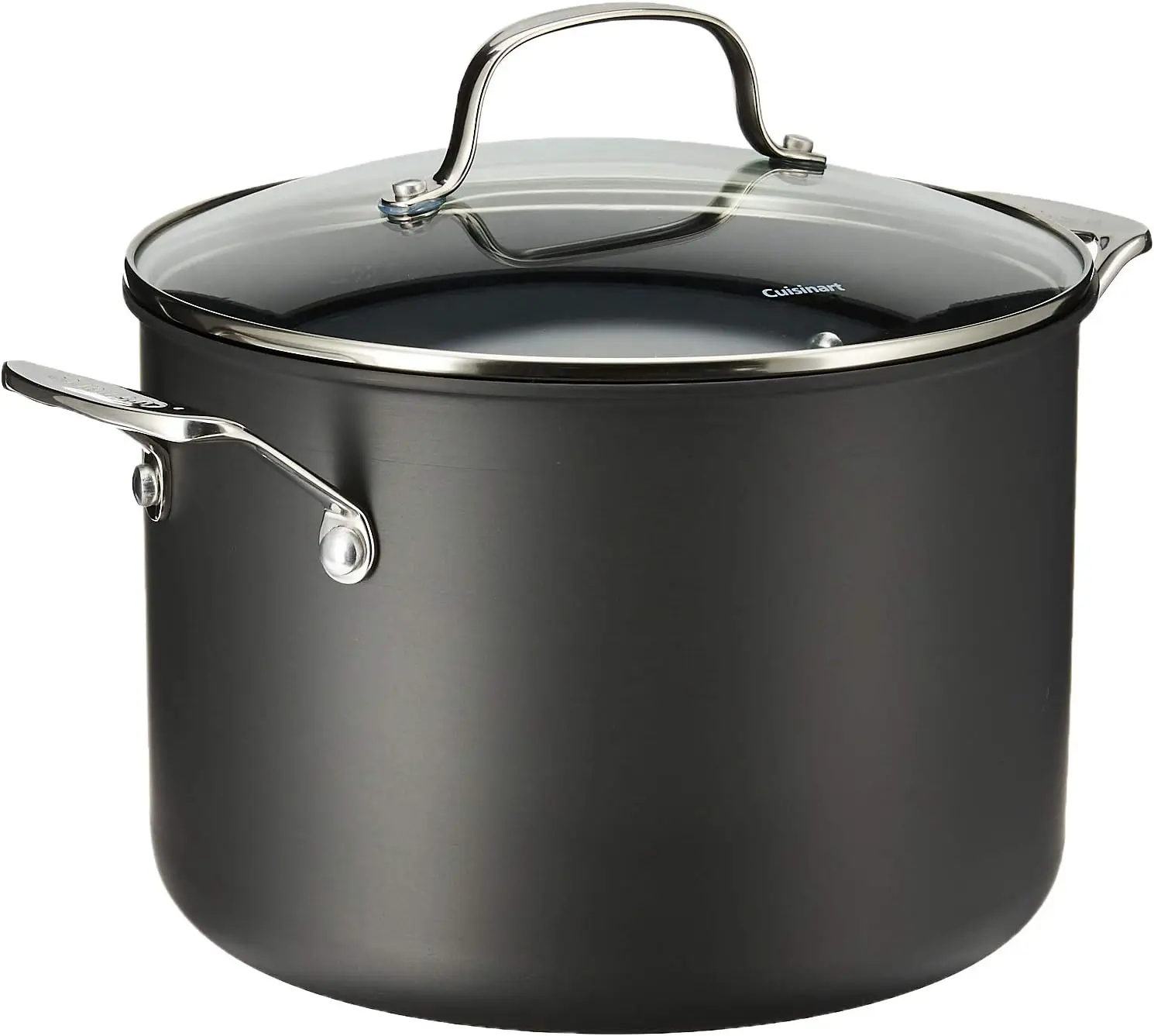 

Classic Nonstick Hard-Anodized 8-Quart Stockpot with Lid,Black Round cake pan for baking Baking accessories and tools Baking tra