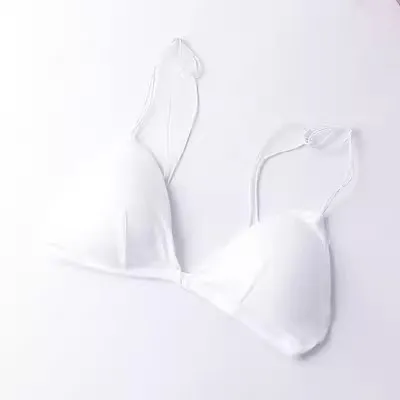 Sexy Front Buckle Seamless Bra for Women Style Bralette Deep V Triangle Cup Bralet Underwear Wireless Lingerie Push Up Bras