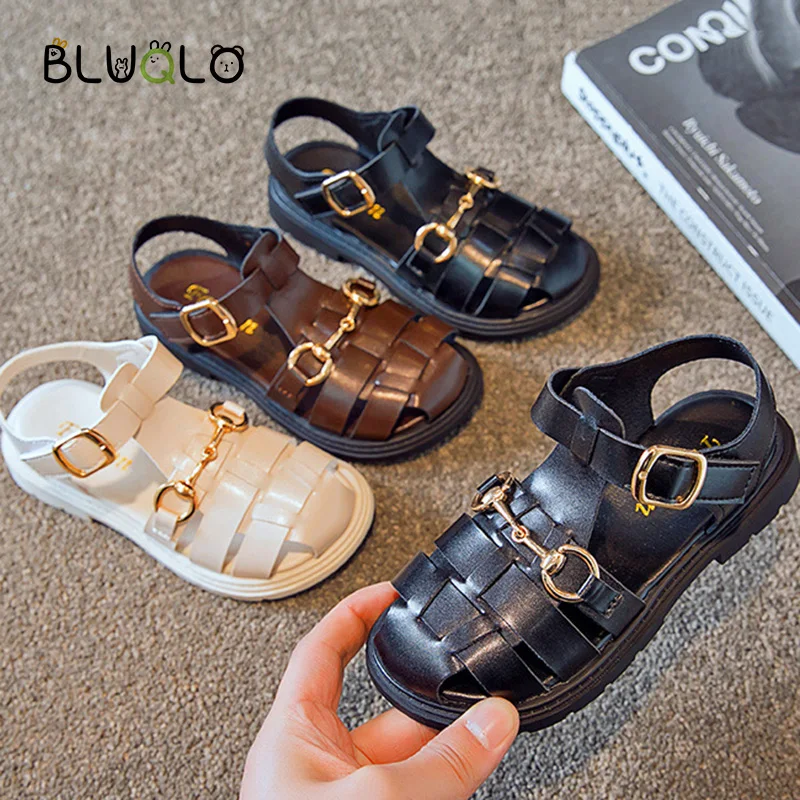 2022 Summer Toddler Girls Sandals Children Princess Baby Woven Comfortable Infant Soft Bottom Kids Casual Beach Shoes |