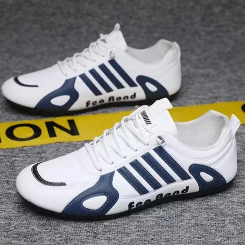 Men Sneakers Casual Leather Shoes for Men Walking Travel Leather Comfortable Soft Sole Breathable Casual Running Sneakers Men 2