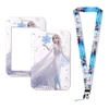 Hot-Selling Frozen 2 Elsa Anna Princess Olaf Cute Design Badge Holder ID Credit Card Pass Hang Rope Lanyard Accessories Gifts 4