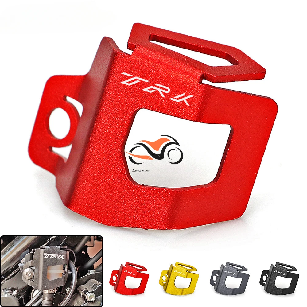 

TRK CNC Aluminum Rear Brake Oil Cup Protector Fuel Tank Cover Guard Motorcycle Accessories for Benelli TRK 502 502X