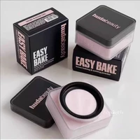 Huda Beauty poudre libre cuit réglage longue durée contrôle huile maquillage formel poudre visage mat imperméable éclaircissant correcteur 4