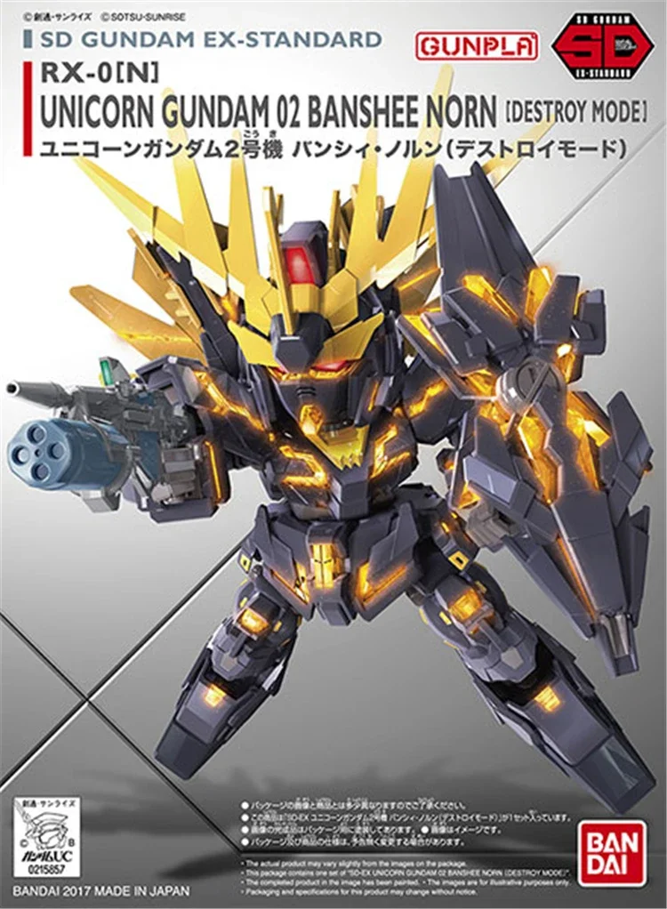 BANDAI - アニメ Bandai Gundam zestaw modeli do składania figurka Anime