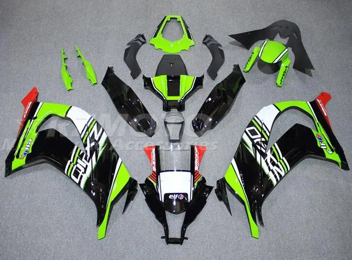 

Комплект обтекателей из АБС-пластика, 4 подарка, подходит для Kawasaki ZX-10R ZX10R 2011 2012 2013 2014 2015 11 12 13 14 15, кузов в красном и зеленом цвете
