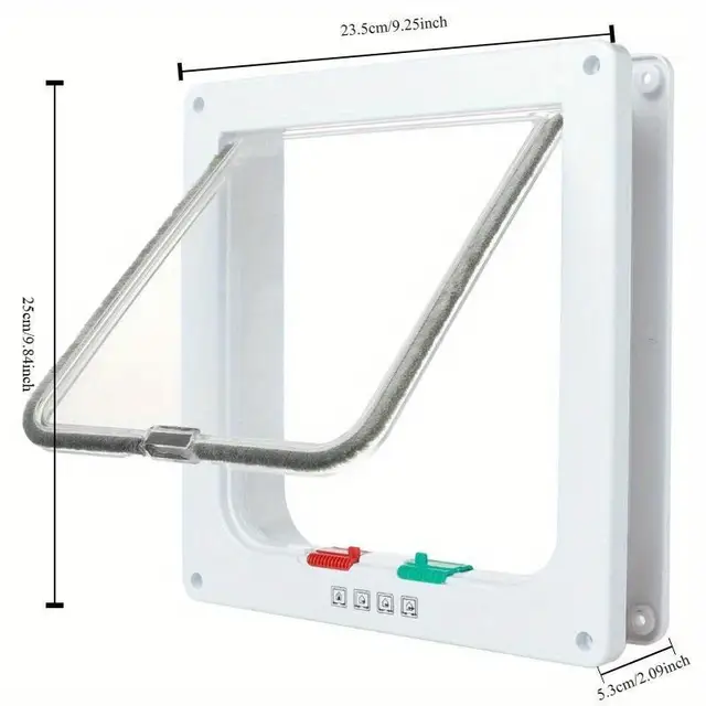 Pet Cat Door Hole Dog Door Hole Can Control Free Entry And Exit Pet Home Practical Two-way Door Safety Flap Door Pet Supplies 6