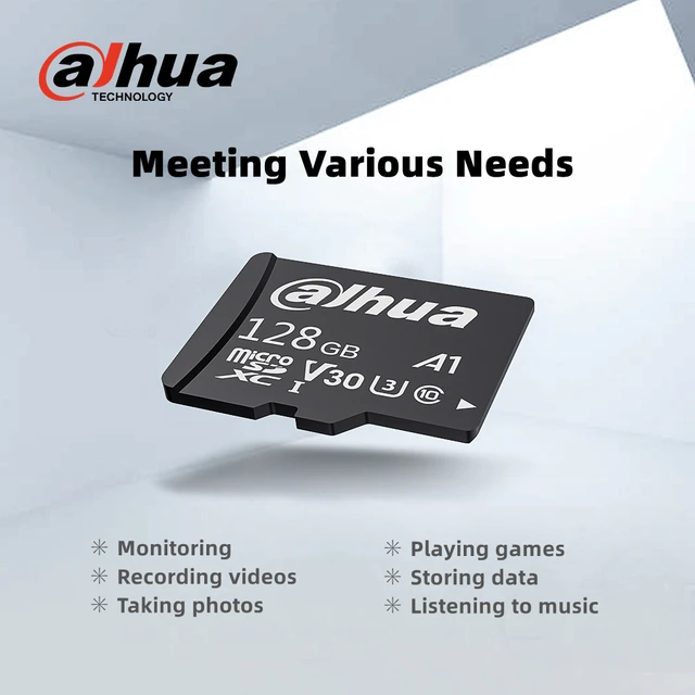 Dahua – carte mémoire Micro SD, 32 go 64 go 128 go, Mini moniteur