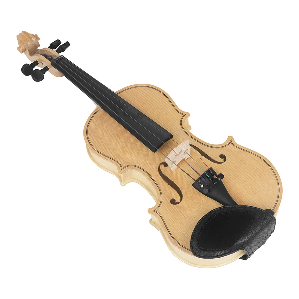 

Violin Shoulder Rest With Rubber Bands Bonded Leather Violin Shoulder Chin Rest Pad For Wedding Concerts Party