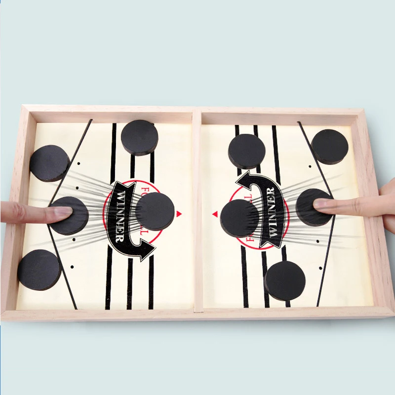 Fast Sling Puck Game Paced Table Battle Winner Parent Child Interaction Toy Juegos En Familia Divertidos Kinder Spiele 5