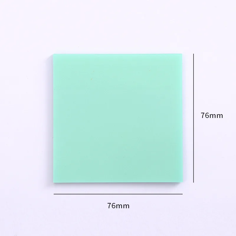 Creative Transparent PET Sticky Notes - 50 Sheets - Planner & Stationery Supplies