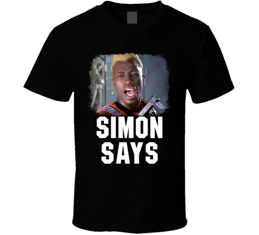 Demolition Man Simon Phoenix Action Movie T Shirt Maniche Lunghe O Corte