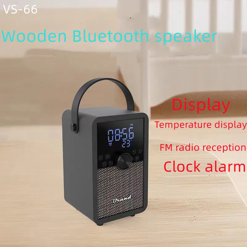

Беспроводной Bluetooth-динамик с датчиком температуры, TF/FM