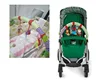 Hanging Bell Baby Stroller Clip Unisex Stroller Play Arch Rainbow Toy Bed Clip Hanging Bell Pendant Baby Rattle Toy 6