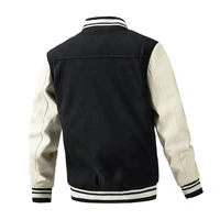 Buy Winter Letter Embroidery Baseball Uniform Jacket Coats for Men and Women: Retro, Loose, Casual, and Thickened Online - Image 4