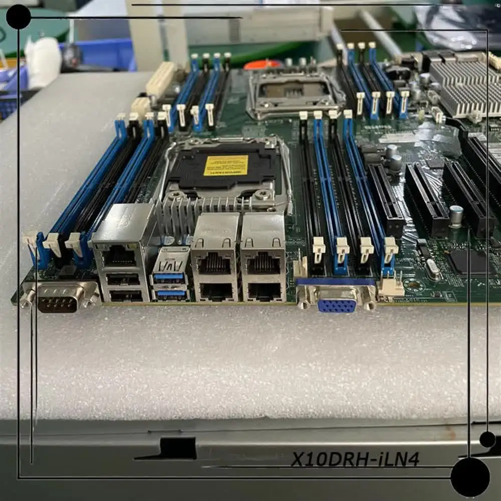 For Supermicro X10DRH-iLN4 Two-way Server E-ATX Motherboard