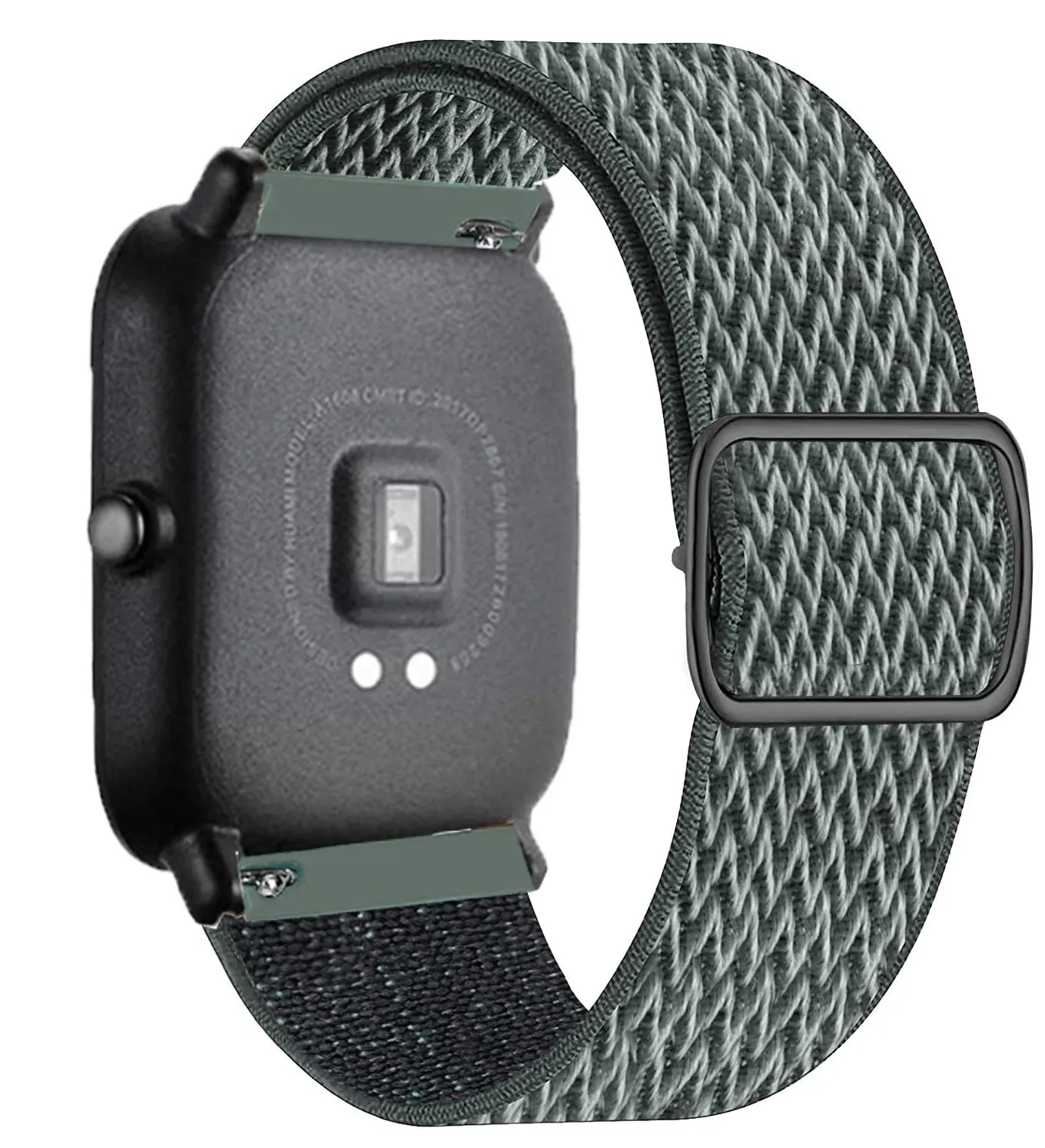 Nylon Loop Adjustable Elastic Bracelet Strap - 20mm/22mm