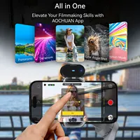 AOCHUAN Smart XPro Ai Grey Gimbal Stabilizer For iphone And Android 3-Axis Intelligent Gimbal Stabilizer Appless Face Tracking - Image 6