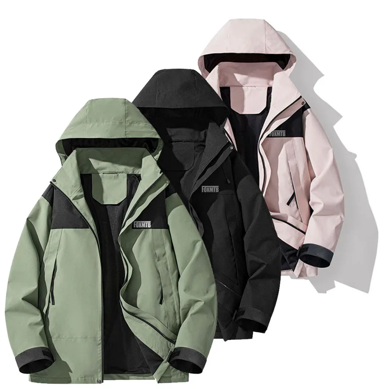 MTB Bike Cycling Jacket Waterproof Windproof FOXMTB Bicycle Raincoat Men's Motocross Clothing Downhill Road Mountain Windbreaker