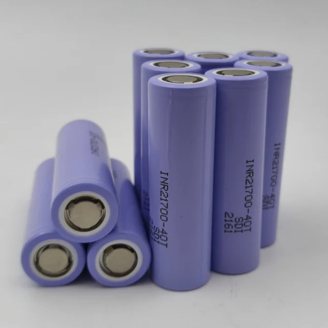 INR 21700-40T 4000mAh batterie d'origine 21700 4000mAh 30A 40T 3.7V batterie Lithium-ion haute décharge/grande capacité 1