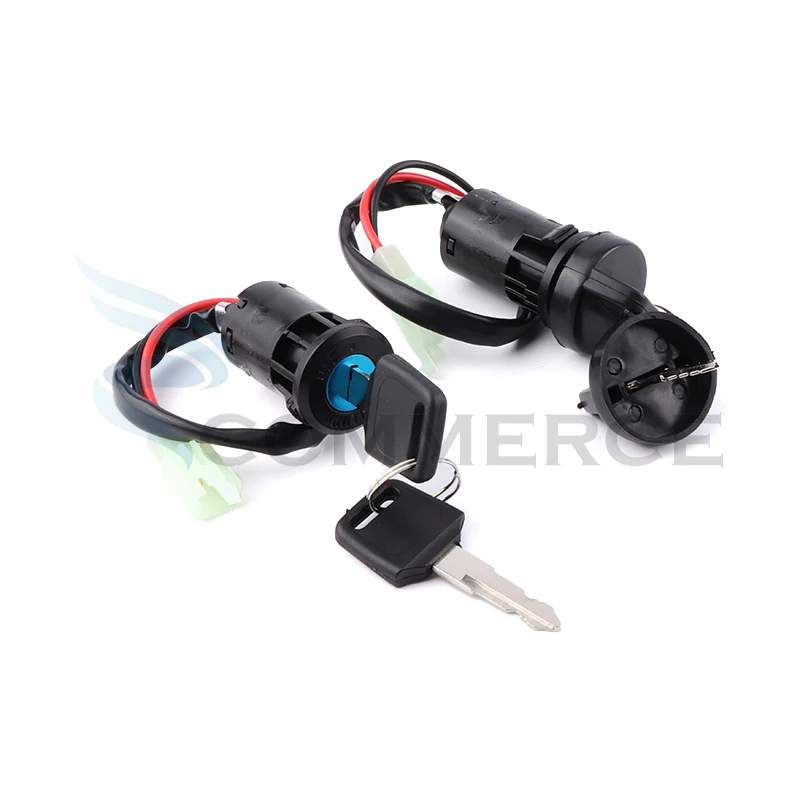 Ignition Key Switch Universal 2 Wires for ATV Go Kart Scooter Motorcycle Quad Dirt Bike electric bicycle key switch,motorcycle keys,ignition key cover