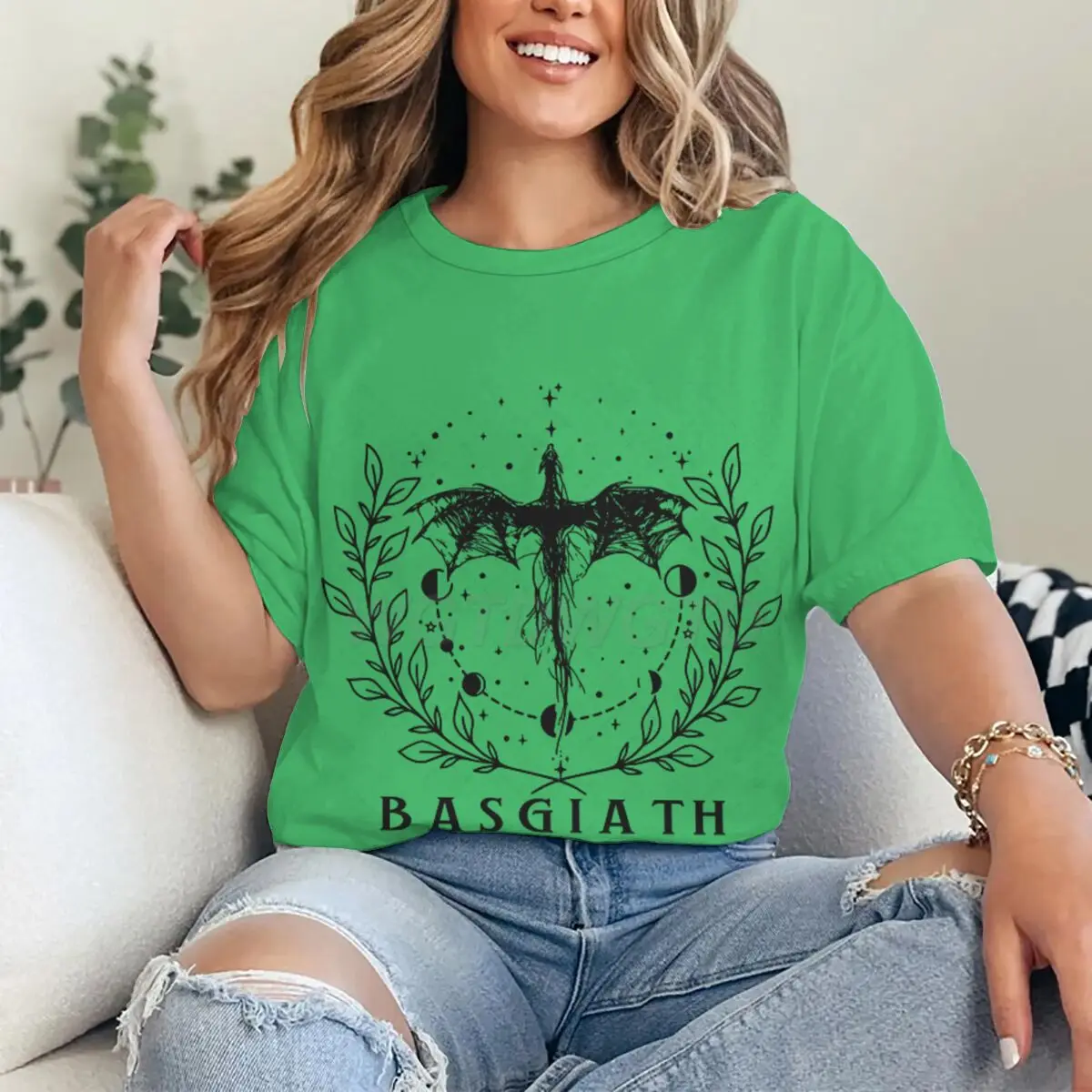 Basgiath War College 티셔츠 트렌디 드래곤 판타지 리더 Bookish Tshirt 세련된 여성 남성 그래픽 리딩 티셔츠