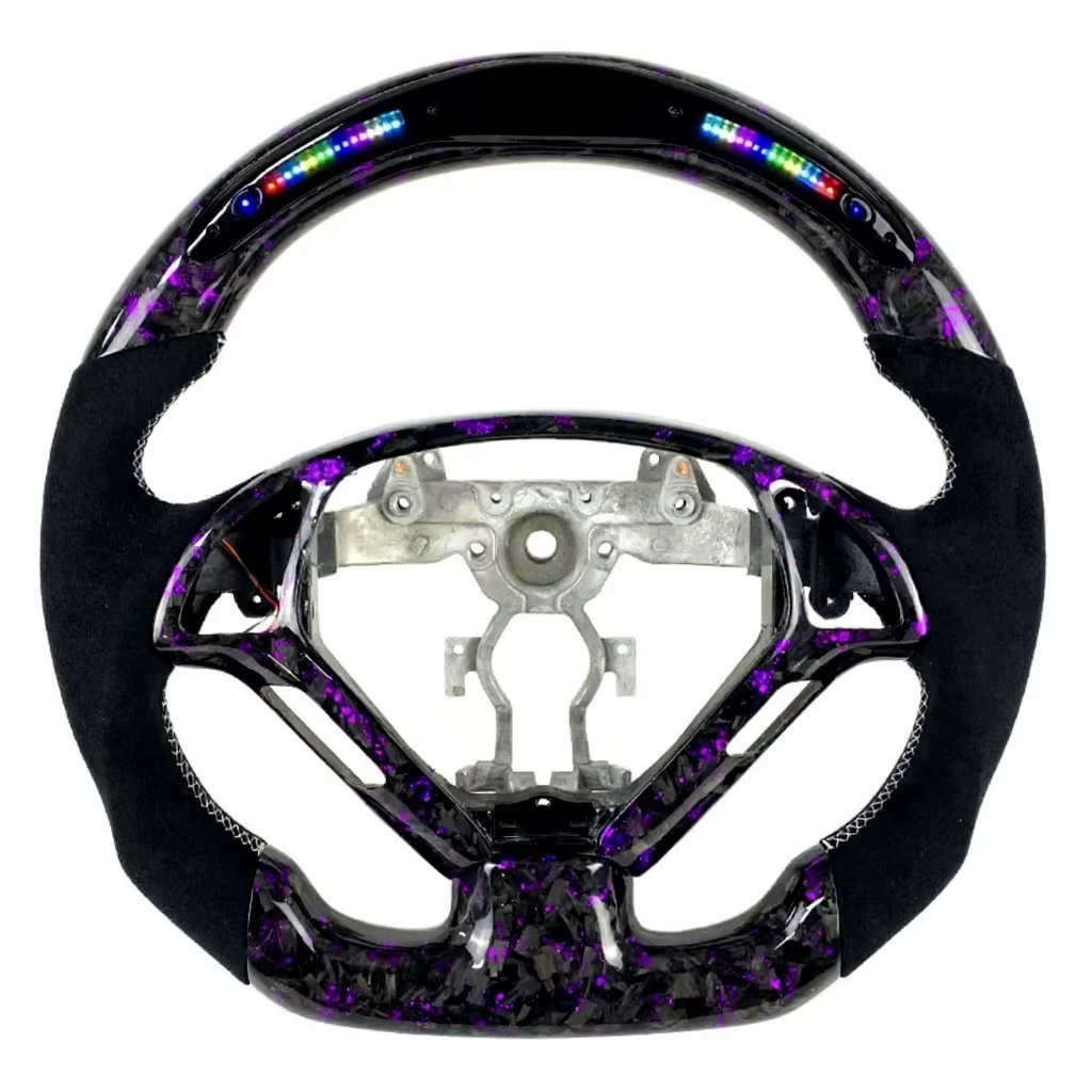 인피니티 G25 G37 카본 파이버 스티어링 휠 (가죽 및 LED RPM 기능 포함) MRD