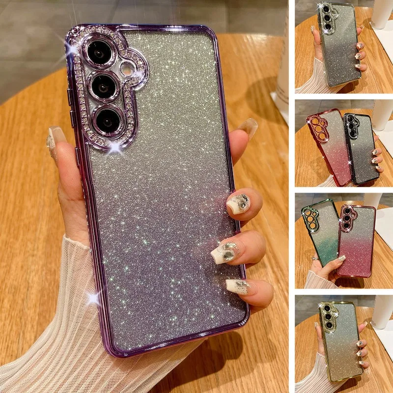 Luxury Gradient Glitter Rhinestone Diamond Protective Case