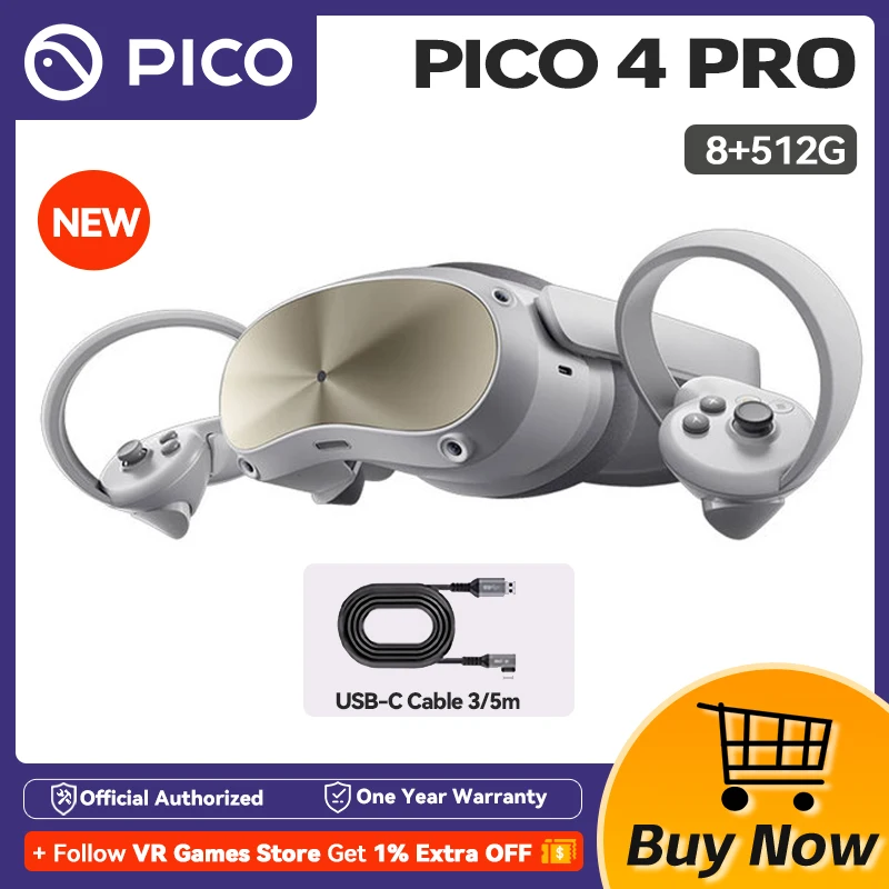PICO 4 Pro VR Headset Pico4 pro All In One Virtual Reality Game Glass ...