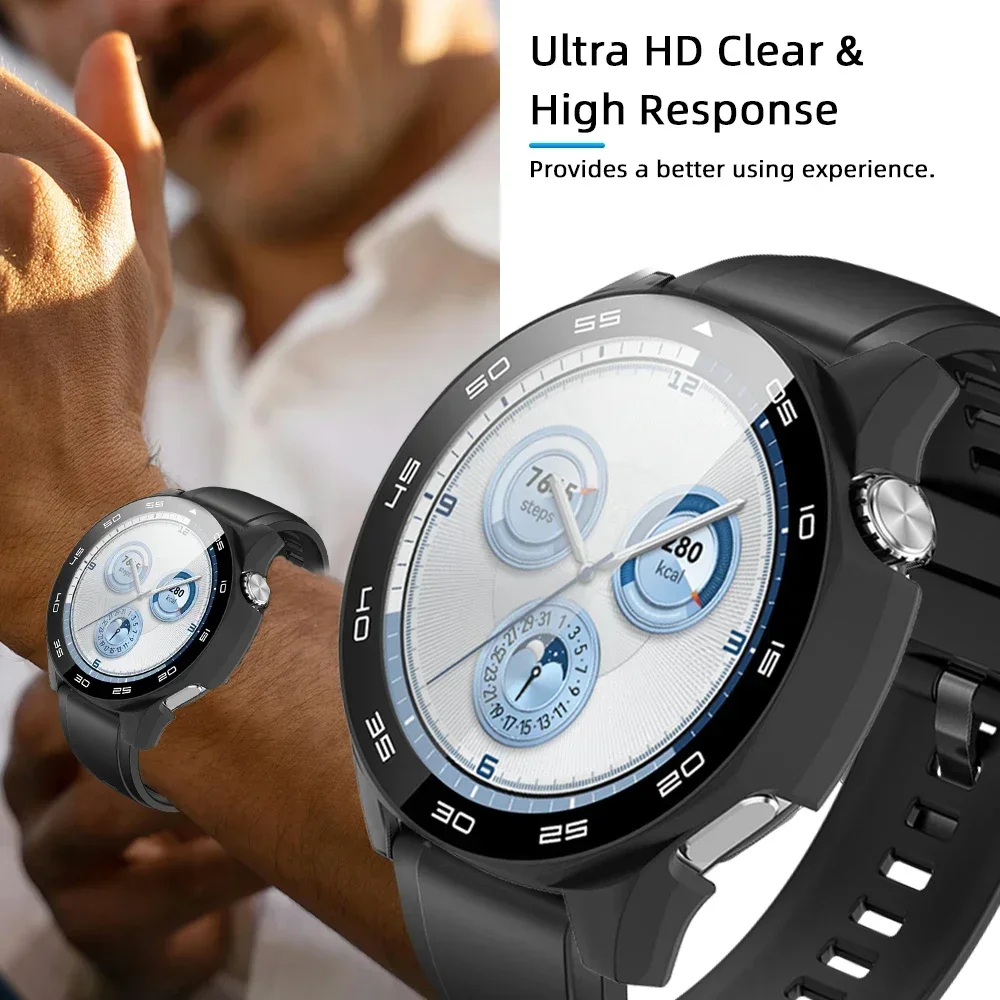 Durable 360° Full Coverage PC Case with HD Glass Film