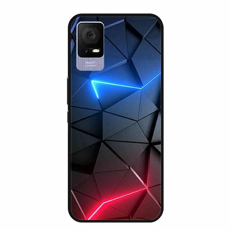 Fashionable Soft TPU Silicone Phone Cover - Stylish Painted Bumper Case