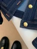 Syiwidii Blue Denim Jacket Women Autumn Classic Style Short Coat 2024 New Korean Fashion Pockets O-Neck Female Loose Jackets 6