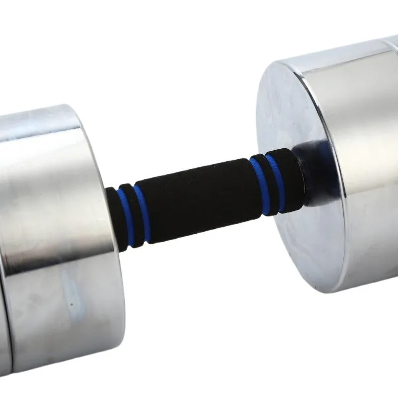 10kg Electroplating Pure Steel Mini Dumbbell Multiple Household Adjustable Solid Dumbbell