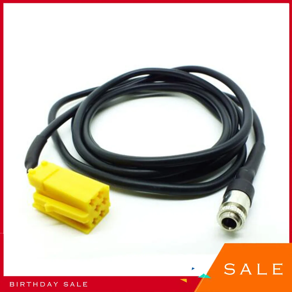 Alfa Romeo Automotive 3.5Mm Femmina Adattatore Cavo Aux A 6 Pin Per Fiat Grande Punto 500