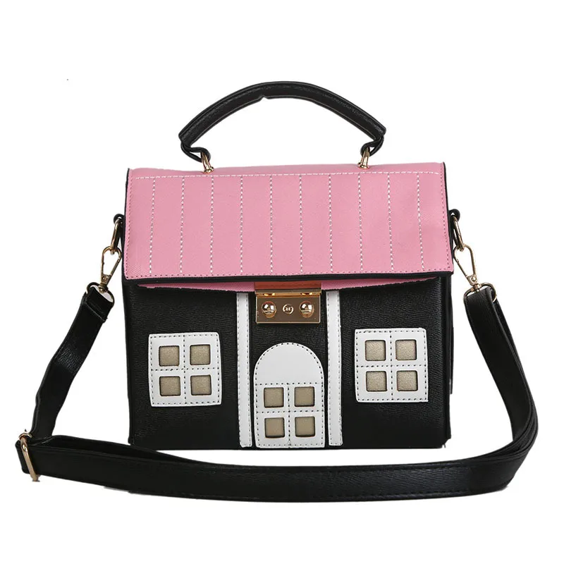 Villa Shaped Female Shoulder Bag Trendy Funny Crossbody Handbags For Women Casual Messenger High-Quality Versatile Luxury Y2k