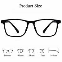 YIMARUILI Ultra léger mode hommes lunettes montures carré confortable pur titane optique Prescription grandes lunettes HR3068 3