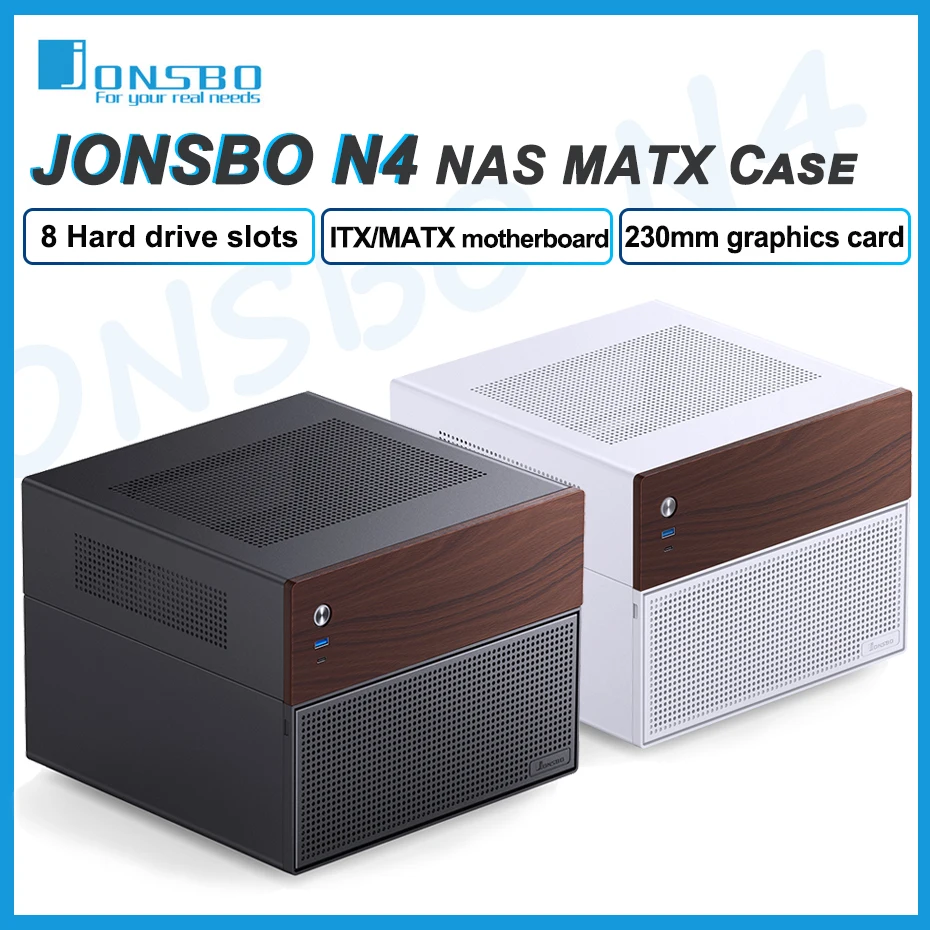JONSBO N4 白 NAS向け PCケース Jonsbo N4 NAS Case: A Game-Changer for Custom Storage Builds