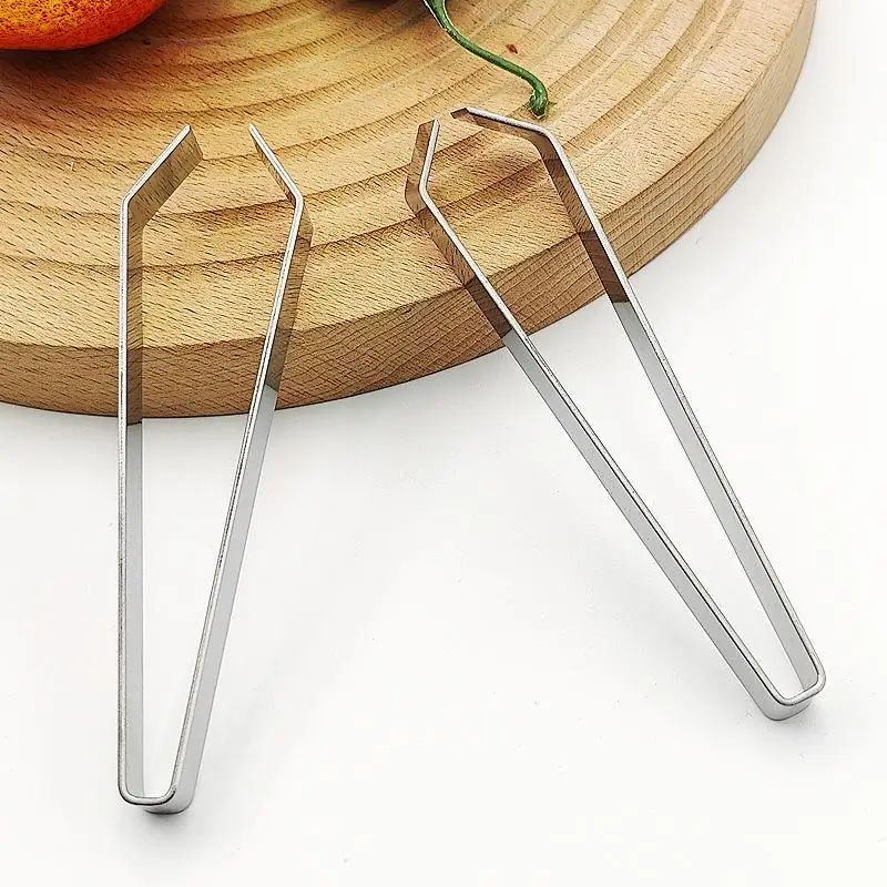 

Fish Bone Tongs Stainless Steel Pincer Clip Hair Remover Pliers Tweezers Sea Food Fish Bone Plucking Clamp Puller Kitchen Tools