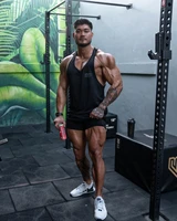 T-shirt imprimé à manches courtes pour hommes, respirant, adt glaTop, style fitness, tout neuf, entraînement sportif d'été, mode 3