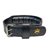 Weightlifting Belt PU Leather Waist Support Gym Belt Unisex Wide Barbell Training Weight Lifting Brace Straps for Fitness 3