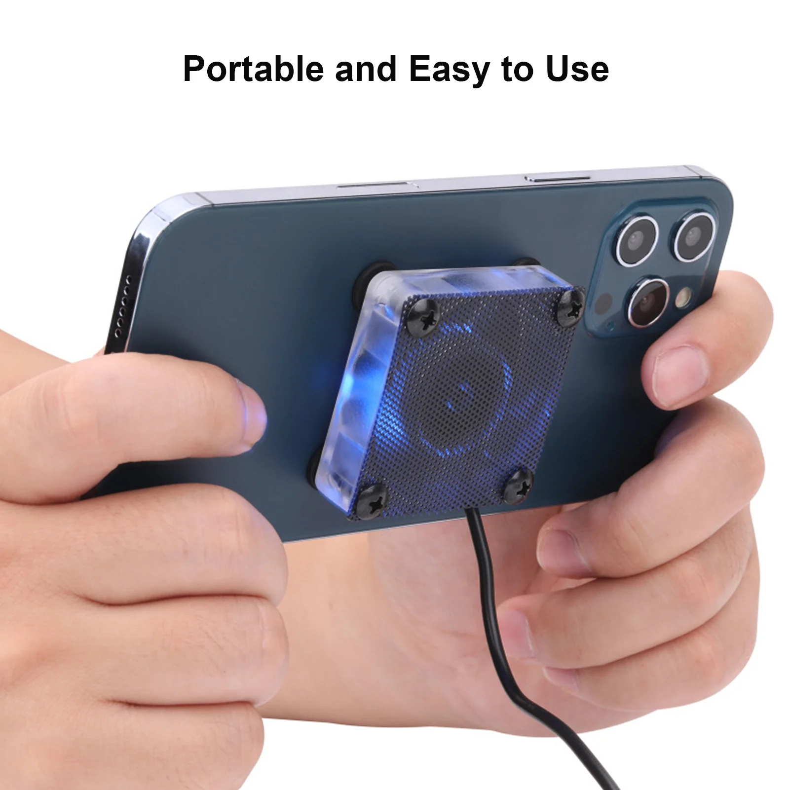 Portable Mini Mobile Phone Cooler USB Cooling Pad Fan Gamepad Game Gaming Shooter Mute Radiator C Ontroller Heat |