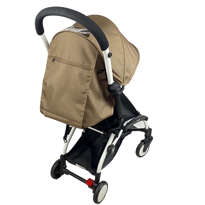 Baby Stroller Accessories 175 Degrees Stroller Hood & Mattress for yoyo2 yoya Babytime Cover With Back Zipper Pocket stroller accessories stroller sun shade pram rain cover