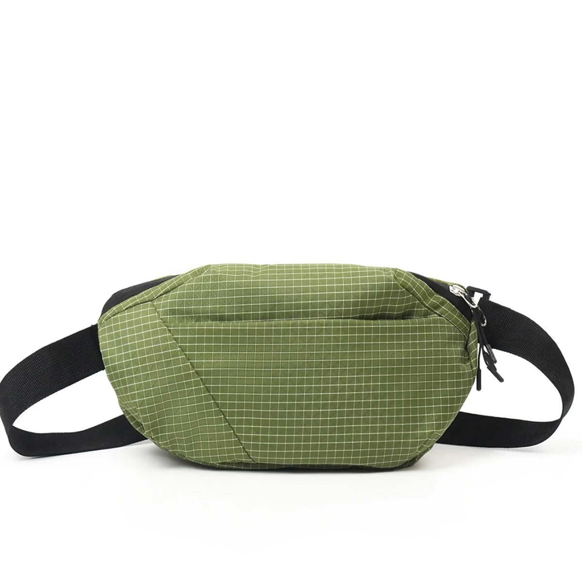Karierte Mini-Brusttasche, Handytasche, Fahrradtasche, Fitness, Pendeln, Reisen, Leichte Sommer-Nylon-Schultertasche für Reisepass – Detail 10