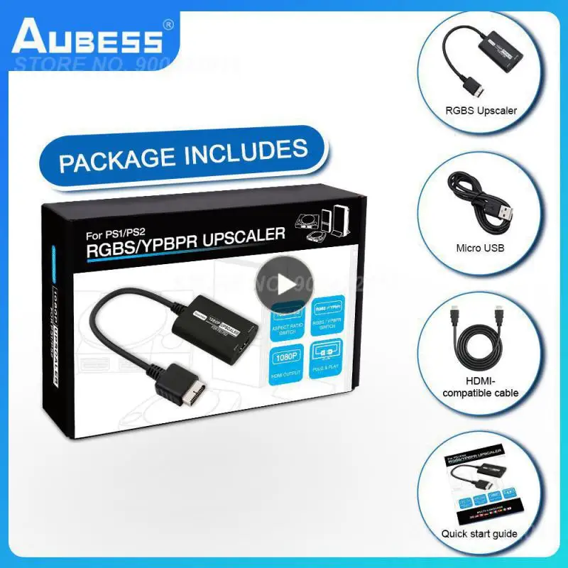 Adattatore Convertitore Retroscaler Rgbs Ypbpr Upscaler 1080P Classic Ps1 Ps Fat Ps2 E Slim Ps2 Console Di Gioco