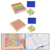 1-100 Digital Math Learning Toy Educational Montessori Toys Train Logical Wooden Sudoku Board for Birthday Gift Kids Children 5