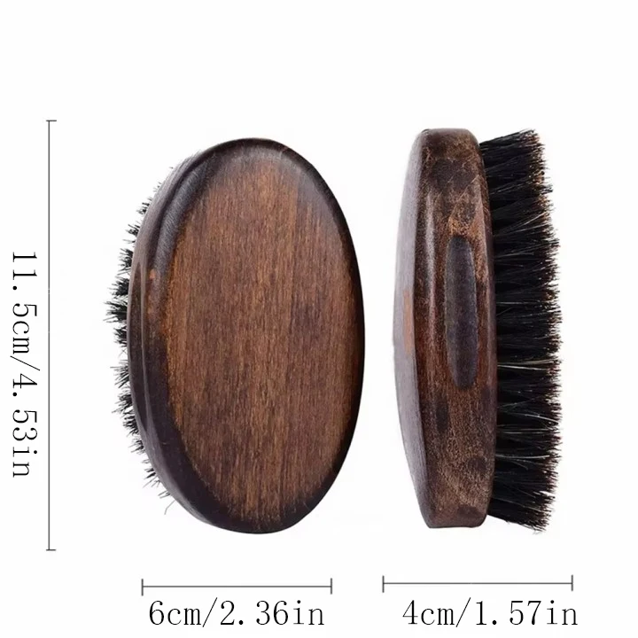 Premium Beard Grooming Kit - Bristle Brush & Bamboo Comb