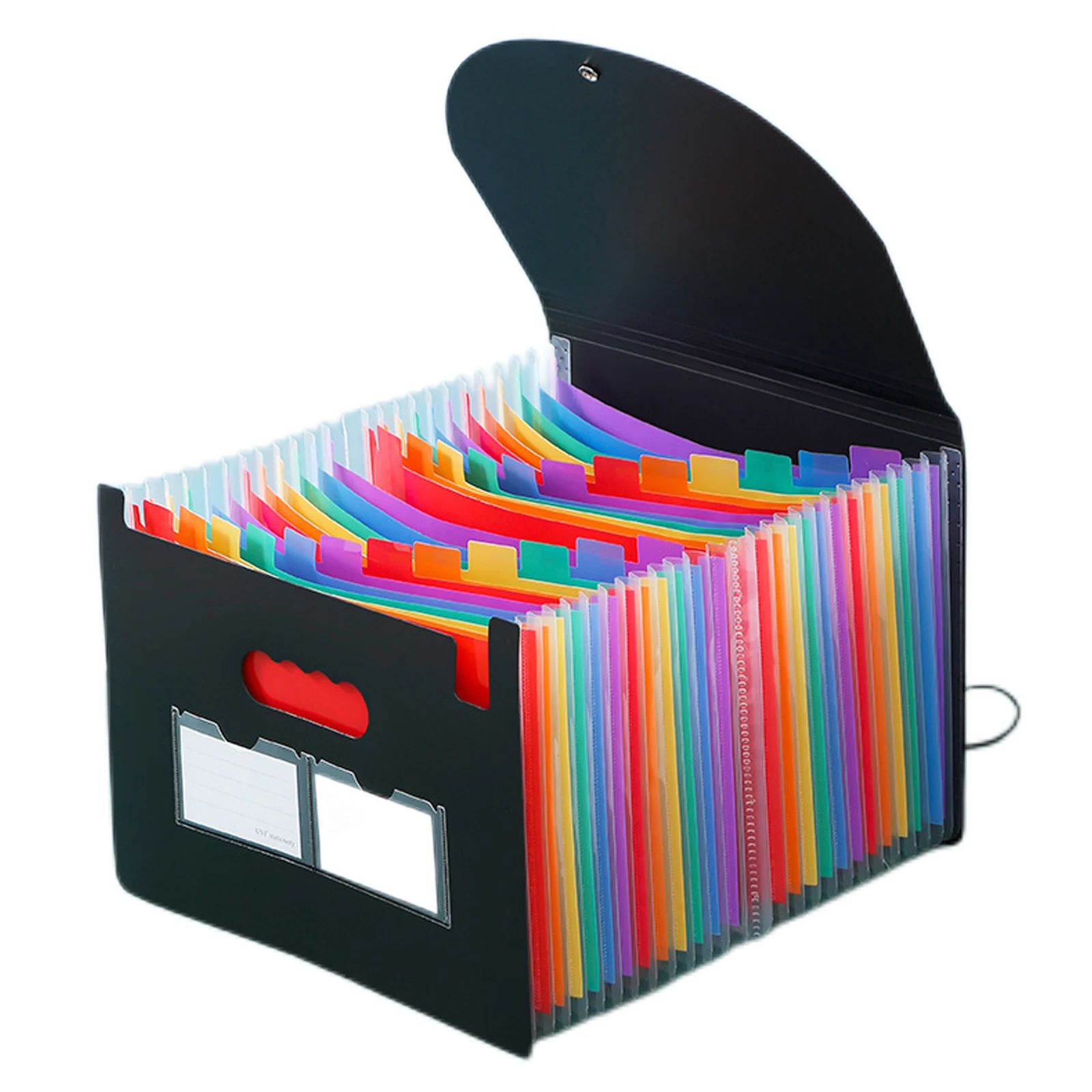 13/24 Pockets Expanding File Folder A4 Large Expandable File Organizer